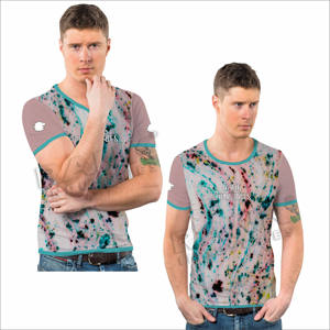 บริการ OEM เสื้อยืดผู้ชายทรงหลวมสบายๆ ดีไซน์ใหม่ เสื้อยืดพิมพ์ลายผู้ชาย ราคาดีที่สุด เสื้อยืดผู้ชายผ้าฝ้าย 100% - Product Image 4