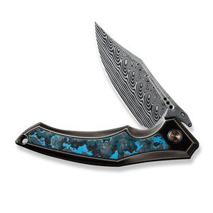 Damascus Steel Folding Knife Handmade Pattern Steel Pocket Knife Outdoor <b>Camping</b> Hiking Fishing Travel Utility <b>Tool</b> - Product Image 5