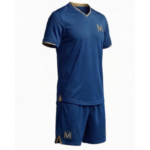 Uniforme de entrenamiento de fútbol de élite, camiseta de fútbol para hombre, pantalones cortos, ropa deportiva de alto rendimiento, conjunto para gimnasio y correr, MALUZA INDUSTRIES - Product Image 4