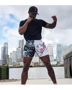 Pantalones Cortos de Artes Marciales Resistentes al Viento, Lisos, Teñidos, con Tecnología de Detección de Agujas, Ligeros, Elásticos y de Secado Rápido - Product Image 4