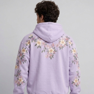 Premium men embroidered <b>hoodie</b> provides warmth <b>soft</b> comfort and detailed embroidery for modern casual styling throughout the day - Product Image 4