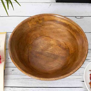 Tazones Desechables Modernos para Ensalada, Hechos a Mano, de Madera de Mango y Acacia, Vajilla para Fiestas, Precio de Fábrica al por Mayor - Product Image 5