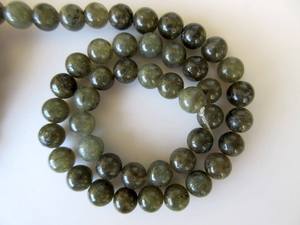 Perles de pierre précieuse rondes lisses en labradorite naturelle à grand trou pour la fabrication de bijoux, fil de pierres en vrac, taille de perçage - Product Image 6