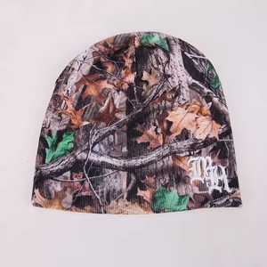 Gorro de Invierno Unisex Personalizado con Sublimación Completa, Gorro de Punto con Estampado Digital de Camuflaje, Gorro de Camuflaje Informal para Uso Diario - Product Image 5