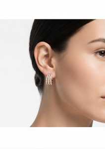 Boucles d'oreilles créoles halo en or rose, diamant de laboratoire taille brillant, or 18 carats, or massif 9 carats, certifiées IGI, luxe pour femme, cadeau, soirée - Product Image 4