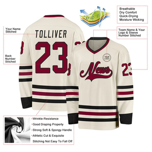 Uniformes Deportivos de Hockey sobre Hielo Personalizados, Fabricante y Proveedor Profesional de Camisetas de Hockey Sublimadas - Product Image 4