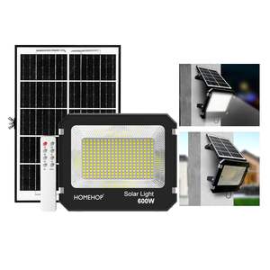 "Homehop Solar Flood <b>Light</b> Outdoor 600W <b>LED</b> Waterproof Automatic Security Wall Lamp <b>for</b> <b>Home</b>, Garden, Balcony, Walkway, Patio" - Product Image 1