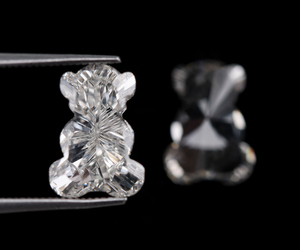 Diamante de laboratorio HPHT CVD de 4.15 ct con corte Teddy Bear, personalizable, en tonos E, F, VVS-VS, par de diamantes de laboratorio para joyería, ¡gran éxito de ventas! - Product Image 1