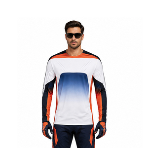 Jersey de Motocross de Microfibra de Poliéster de Alta Calidad, Talla Grande, Secado Rápido, Diseño Personalizado, Sublimación de Color, Talla XL - Product Image 5