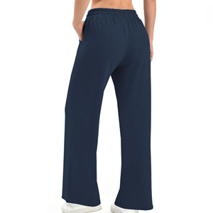 Pantalon de survêtement en coton premium pour femme – Joggers doux et unis, épais, style streetwear, chauds pour l'hiver, pantalons de sport pour femme - Product Image 2