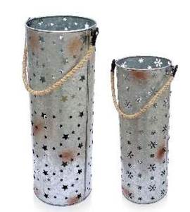 Farol de Hierro Ecológico Hecho a Mano con Diseño Intrincado para Decoración del Hogar, Navidad y Bodas - Product Image 2