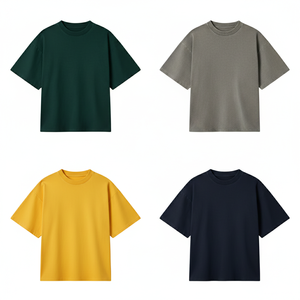 Camiseta Premium para Hombre 100% Algodón, 220g, Gruesa, Transpirable, Ecológica, de Secado Rápido, Alta Calidad, Duradera, Casual, Básica - Product Image 4