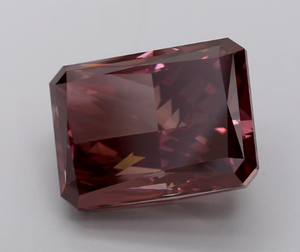 Diamante CVD Certificado por IGI, Corte Radiante de 17.68 CT, Color Rosa Marrón Intenso, Claridad VS1, Cultivado en Laboratorio, ROYAL GEMS - Product Image 2