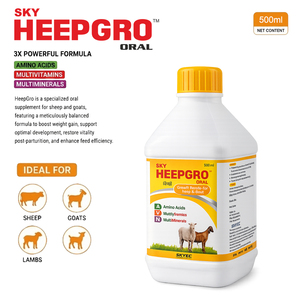 HeepGrow Multivitamines, Multiminéraux et Acides Aminés : Stimulant de Croissance et Soutien Immunitaire pour Ovins et Caprins |   Formule sans céréales |   Pack de 500 ml - Product Image 3