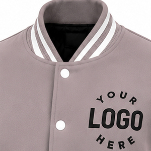 Classic varsity <b>jacket</b> featuring athletic inspired detailing and comfortable warmth for versatile casual streetwear fashion - Product Image 6