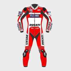 Andrea Dovizioso Ducati for MotoGP 2017 Leather Suit-Motorcycle & Auto Racing Wear