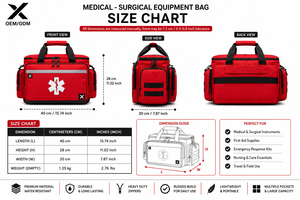 Sac d'équipement médical chirurgical OEM personnalisé, résistant à l'eau, pour premiers secours, traumatismes, organisateur de rangement, trousse médicale - Product Image 6