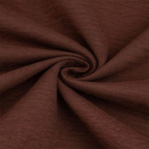 T-shirt à manches courtes pour femme, col rond, couleur unie, coton jersey, coupe classique, vêtements décontractés, toutes saisons - Product Image 5