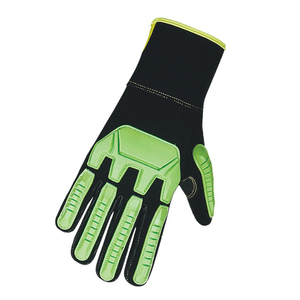 Wholesale Custom Anti-Impact Mechanics <b>Gloves</b> TPR Padded Palm Touchscreen Heavy-Duty Work Safety Protective Polyester - Product Image 3
