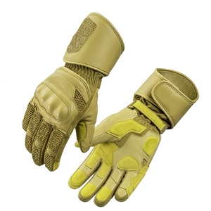 Unisex Youth Leather Full <b>Finger</b> Waterproof Racing Gloves for Winter Off-Road Cycling Mountain Biking Dirt <b>Bike</b> Road Racing - Product Image 2