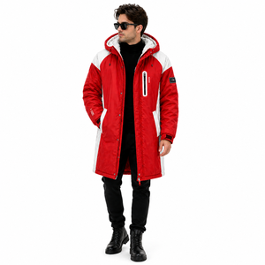 Outdoor Performance Swim Parka Custom Logo Windproof Waterproof Fleece Lined <b>Changing</b> <b>Coat</b> for Swimmers Teams and Coaches - Product Image 2