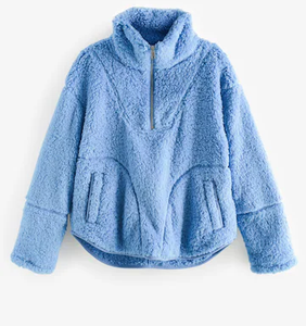 Veste en polaire Sherpa imperméable d'hiver de haute qualité OEM pour hommes et femmes, logo personnalisé, surdimensionnée, en cachemire, chenille, polyester - Product Image 3