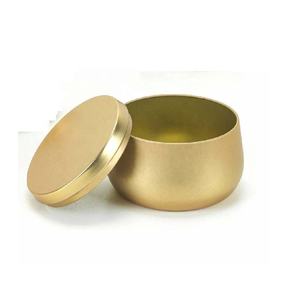 Hot Selling <b>Gold</b> <b>Candle</b> Jar Available Round <b>Candle</b> Jar <b>Candle</b> Making Jar Decorative <b>Candle</b> Jar With Lid in Wholesale Price - Product Image 1