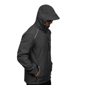 Custom Logo <b>Men</b> Softshell <b>Jacket</b> for Sale <b>Long</b> Sleeves <b>Men</b> Softshell <b>Jacket</b> With New Design Nylon Polyester Softshell <b>Jacket</b> - Product Image 3