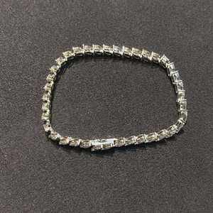 925 Sterling Silver Moissanite Tennis Bracelet Marquise Cut Sparkling Chain Elegant <b>Gift</b> for Women Girls - Product Image 3