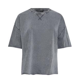 Camisetas Casuales de Verano para Mujer, Ecológicas, Lavadas con Ácido, Estilo Vintage, 100% Algodón, Secado Rápido, Transpirables, con Logotipo Personalizado, Venta al Por Mayor - Product Image 6