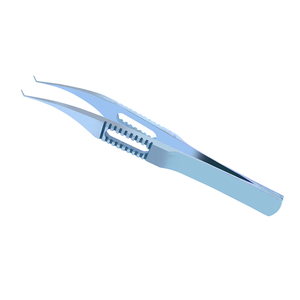 Pince micro-pincette Colibri bleue en titane, 7,5 cm, pour ophtalmologie chirurgicale et précision - Product Image 5