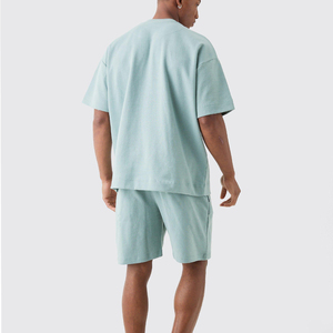 Ensemble de chemises courtes décontractées pour hommes, légères, respirantes, 100% coton, style streetwear, pour les vacances d'été - Product Image 2