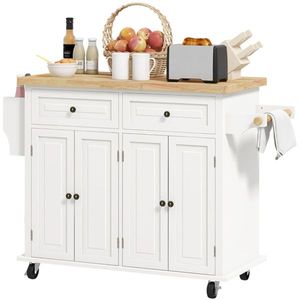 Mobiletto da Cucina per Organizzazione e Presentazione, Isola Cucina dal Design Elegante - Product Image 3