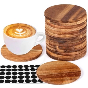 Custom Engraved Wooden <b>Coasters</b> Set Bulk Rustic <b>Drink</b> <b>Coaster</b> Supplier - Product Image 2