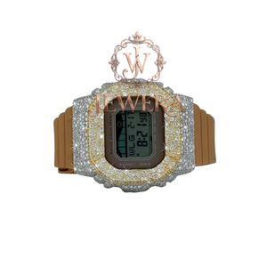 Premium Quality Moissanite <b>Rubber</b> Diamond <b>Watch</b> for Corporate Gifting Weddings and Professional Styling Available for Best Price - Product Image 1