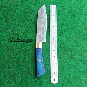 Cuchillo de Chef Profesional de 8 Pulgadas, Ultra Afilado, Tipo Kiritsuke, Ecológico, con Hoja de Acero de Damasco y Mango de Madera - Product Image 6
