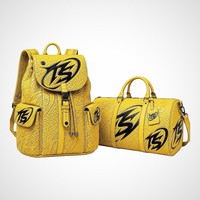 Sac de voyage en cuir de luxe haut de gamme, design multifonctionnel en polyester, poignées de transport modernes et confortables, personnalisation de la marque