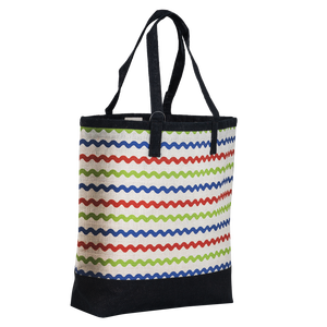 กระเป๋าช้อปปิ้งส่งเสริมการขายกระเป๋าปอกระเจาพิมพ์ลายแฟชั่นกระเป๋าด้านในผลิตในอินเดียตะวันตกมีที่จับปรับระดับได้ - Product Image 3