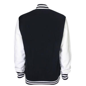 Custom College Varsity <b>Jacket</b> Wholesale Blank Formal <b>Canvas</b> Spring Unisex Football Jersey 2026 with original leather sleeves - Product Image 2