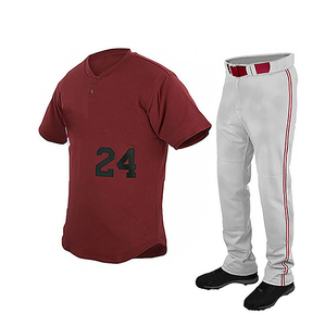 Uniformes de Béisbol Personalizados Unisex de Alta Calidad, 100% Poliéster, Camisetas de Softbol con Nombre y Logotipo Personalizados, Cuello Redondo, Sublimación de Primera Calidad - Product Image 1