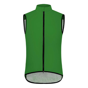 Gilet de cyclisme personnalisé sans manches, coupe-vent, respirant, à séchage rapide, en polaire, vêtements de course à vélo, vêtements OEM ODM - Product Image 1