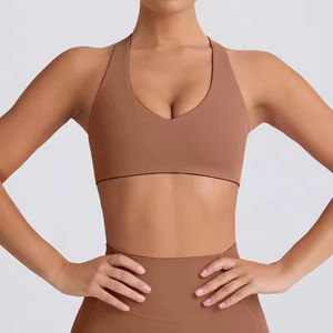 Soutien-gorge de sport pour femmes grandes tailles, dos ajouré, respirant, léger, pour yoga, fitness, gym, entraînement, vêtements de sport, avec logo personnalisé - Product Image 5
