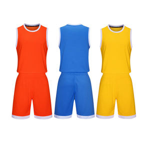 OEM Quick Dry Wholesale Polyester Men's Reversible Basketball Uniform Printed Sets with Laker Jersey Uniform - Product Image 4