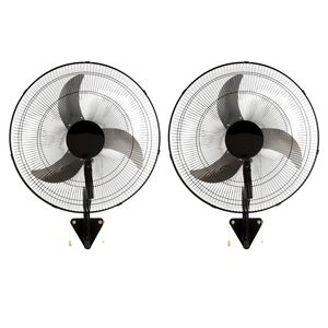 2 Ventilatori Industriali da Parete da 20 Pollici, 3 Velocità, Alta Velocità con 4000 CFM, Ventilatore Oscillante da Parete per Interni Commerciali e Residenziali - Product Image 1