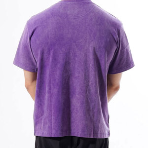 Servicio OEM, Camisetas Personalizadas con Lavado Ácido, 100% Algodón, Ligeras, Ecológicas, Transpirables, Venta al Por Mayor para Hombre - Product Image 2