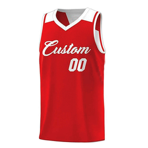 Camiseta de Baloncesto Reversible y Transpirable de Diseño Personalizado para Hombre, Camiseta de Baloncesto con Logotipo Frontal Estampado por Sublimación - Product Image 2