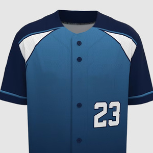 Venta al por mayor de fábrica: Camiseta de béisbol deportiva personalizada de alto rendimiento, camiseta de béisbol premium con botones completos para equipos, en oferta. - Product Image 4