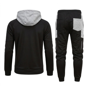 Survêtement coupe-vent réfléchissant 2-en-1 personnalisé pour l'hiver, respirant, léger, en polyester, avec capuche et fermeture éclair, pour homme - Product Image 6
