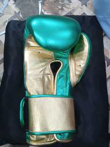 Pro Leather 16 OZ Guantes de boxeo profesionales Top Quty Guantes de combate de competición para adultos Tamaño 16 oz - Product Image 2