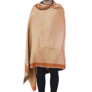 Châle en laine pour homme 100% pure laine, chaud pour l'hiver, double face, à franges, traditionnel musulman, vente en gros, service OEM, faible MOQ - Product Image 4